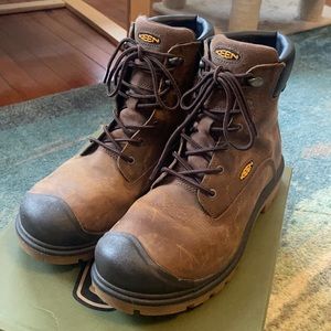 EUC 11.5 Men’s Keen Targhee Lace High Boot🥾 ❄️ in Cocoa/Mulch Waterproof Work